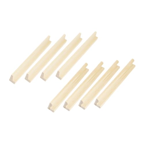GARIOUANS 8 Stück Teiliges Holz Domino Set mit Halterungen Schräg Geneigte Domino Bases für Einfache Sicht für Gesellschaftsspiele und DIY Holzdeko GARIOUANS 8 Stück Teiliges Holz Domino Set mit Halterungen Schräg Geneigte Domino Bases für Einfache Sicht für Gesellschaftsspiele und DIY Holzdeko von GARIOUANS