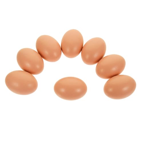 GARIOUANS 8 Stück Teiliges Kleine Holzeier zum Bemalen Glatte Oberfläche Sichere Künstliche Hühnereier für DIY Osterdeko Kreatives Gestalten Leicht und Wiederverwendbar für Hühnerlegenest GARIOUANS 8 Stück Teiliges Kleine Holzeier zum Bemalen Glatte Oberfläche Sichere Künstliche Hühnereier für DIY Osterdeko Kreatives Gestalten Leicht und Wiederverwendbar für Hühnerlegenest von GARIOUANS