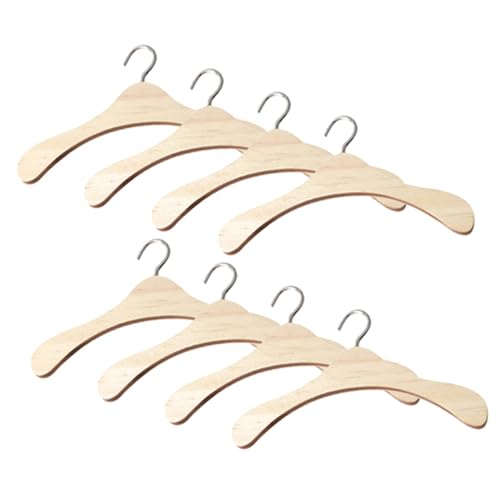 GARIOUANS 8 Stück Teiliges Miniatur Holzkleiderbügel für Puppenkleidung Kleine Simulation Puppen Kleiderbügel Praktische Wäscheständer für Puppenschrank Geeignet für Verschiedene Puppen GARIOUANS 8 Stück Teiliges Miniatur Holzkleiderbügel für Puppenkleidung Kleine Simulation Puppen Kleiderbügel Praktische Wäscheständer für Puppenschrank Geeignet für Verschiedene Puppen von GARIOUANS