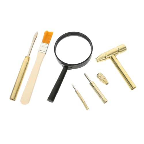 GARIOUANS Ausgrabungsset Teilig mit Hammer Meißel Pinsel und Lupe Lernspielzeug für Kreatives Graben und Entdecken Handliche für Kleine Hände für und Kleine Archäologen GARIOUANS Ausgrabungsset Teilig mit Hammer Meißel Pinsel und Lupe Lernspielzeug für Kreatives Graben und Entdecken Handliche für Kleine Hände für und Kleine Archäologen von GARIOUANS