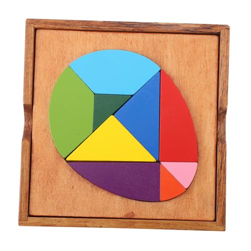 GARIOUANS Buntes Holz Tangram Puzzle für Pädagogisches Lernspielzeug mit Vielseitigen Formen Fördert Kreativität Feinmotorik und Hand Auge Koordination Sicher und Leicht für Vorschule GARIOUANS Buntes Holz Tangram Puzzle für Pädagogisches Lernspielzeug mit Vielseitigen Formen Fördert Kreativität Feinmotorik und Hand Auge Koordination Sicher und Leicht für Vorschule von GARIOUANS