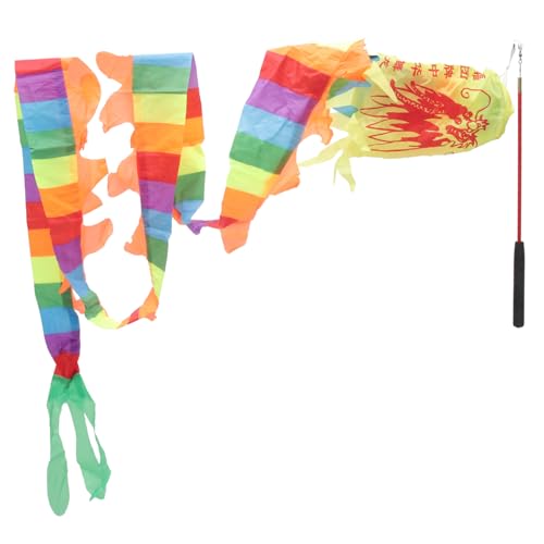 GARIOUANS Buntes Tanzband Chinesischer Drachentanz Streamer Fitness Jonglier Requisit für Erwachsene Leicht zu Lernen für Outdoor Partys und Festivalaufführungen Zufällige GARIOUANS Buntes Tanzband Chinesischer Drachentanz Streamer Fitness Jonglier Requisit für Erwachsene Leicht zu Lernen für Outdoor Partys und Festivalaufführungen Zufällige von GARIOUANS