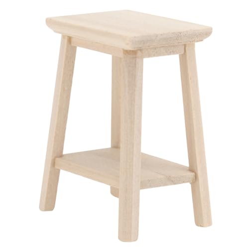 GARIOUANS DIY Mini Haus Möbel Handgefertigter Kleiner Hocker Langlebiges Material Kompakt und Realistisch für Puppenhaus Dekoration GARIOUANS DIY Mini Haus Möbel Handgefertigter Kleiner Hocker Langlebiges Material Kompakt und Realistisch für Puppenhaus Dekoration von GARIOUANS