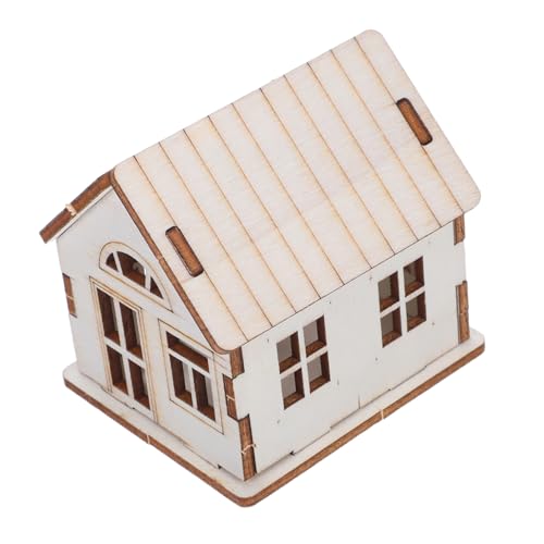 GARIOUANS DIY Miniatur-holzhaus Bausatz für Erwachsene Miniaturhaus Modell ohne Kleber Handgefertigtes Holzpuzzle für Wohn Bürodekoration Charmantes Gartenhaus Bastelset GARIOUANS DIY Miniatur-holzhaus Bausatz für Erwachsene Miniaturhaus Modell ohne Kleber Handgefertigtes Holzpuzzle für Wohn Bürodekoration Charmantes Gartenhaus Bastelset von GARIOUANS