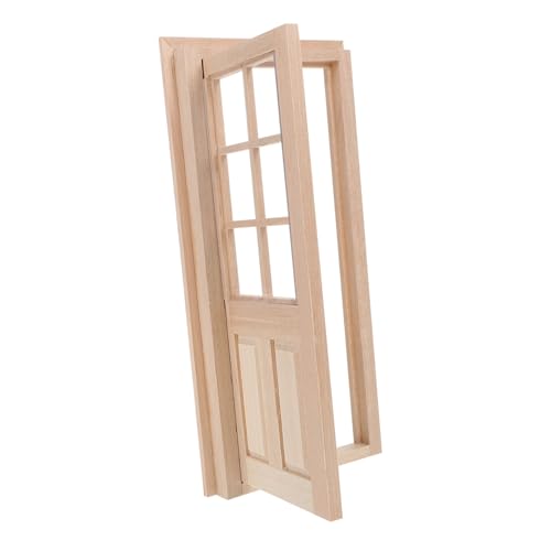 GARIOUANS DIY Puppenhaus Tür Zubehör Unbemalt Leicht für Mini Möbel Dekoration Kinderzimmer Detailverbesserung GARIOUANS DIY Puppenhaus Tür Zubehör Unbemalt Leicht für Mini Möbel Dekoration Kinderzimmer Detailverbesserung von GARIOUANS