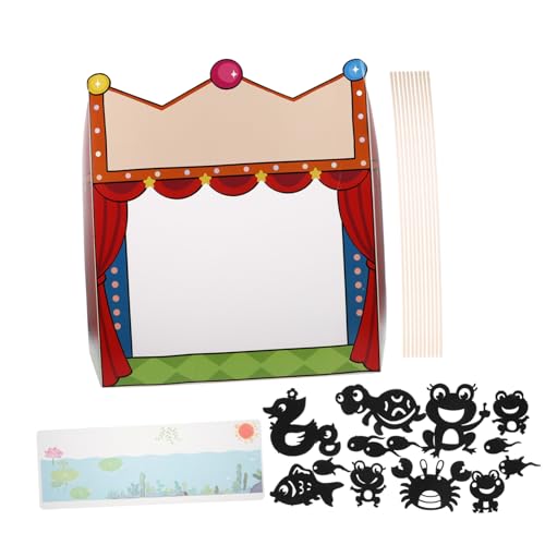 GARIOUANS DIY Schattenpuppentheater Set für Tragbarer Bühne und Handwerksmaterialien Fördert Wissenschaftliche Experimente Geschichtenerzählen und Manuelle Geschicklichkeit bei GARIOUANS DIY Schattenpuppentheater Set für Tragbarer Bühne und Handwerksmaterialien Fördert Wissenschaftliche Experimente Geschichtenerzählen und Manuelle Geschicklichkeit bei von GARIOUANS