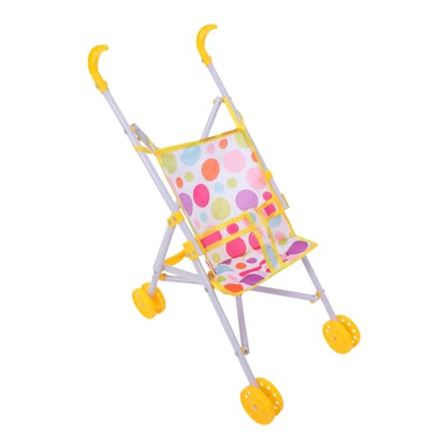 GARIOUANS Doll Stroller Kleiner Puppenwagen Leichtes Kunststoffmodell Für Jahr Alte Mädchen Rollenspiel Zubehör Realistisches Design Robust Und Kompakt GARIOUANS Doll Stroller Kleiner Puppenwagen Leichtes Kunststoffmodell Für Jahr Alte Mädchen Rollenspiel Zubehör Realistisches Design Robust Und Kompakt von GARIOUANS