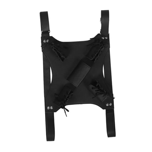 GARIOUANS Doppel Schwerthalter Gürtel Verstellbar für Cosplay Renaissance Mittelalter Kostüm PU Leder Schulter und Taillengurt Tragbar für Zwei Schwerter Geeignet für Bühne und Rollenspiel GARIOUANS Doppel Schwerthalter Gürtel Verstellbar für Cosplay Renaissance Mittelalter Kostüm PU Leder Schulter und Taillengurt Tragbar für Zwei Schwerter Geeignet für Bühne und Rollenspiel von GARIOUANS