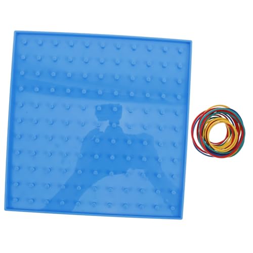 GARIOUANS Doppelseitiges Geobrett Lernspielzeug für Grundschüler Mathe Lernhilfe Kreatives Formenbrett mit Bunten Gummibändern Pädagogisches Mathe Werkzeug für Kinderunterricht GARIOUANS Doppelseitiges Geobrett Lernspielzeug für Grundschüler Mathe Lernhilfe Kreatives Formenbrett mit Bunten Gummibändern Pädagogisches Mathe Werkzeug für Kinderunterricht von GARIOUANS