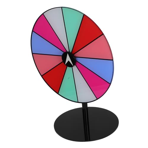 GARIOUANS Drehbares Party Rad mit Stabiler Basis Trocken Abwischbares Spiel tischroulette Buntes DIY Preisrad für soziale Interaktion Einfach Aufzubauen für Feierlichkeiten und Events GARIOUANS Drehbares Party Rad mit Stabiler Basis Trocken Abwischbares Spiel tischroulette Buntes DIY Preisrad für soziale Interaktion Einfach Aufzubauen für Feierlichkeiten und Events von GARIOUANS