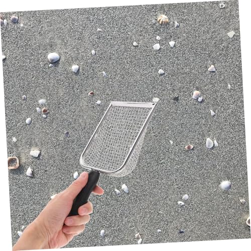 GARIOUANS Edelstahl Sandschaufel mit Feinem Sieb Leichter Sandfilter für Strand und Garten Vielseitiges Reinigungstool für Katzenstreu Krabben und Muschelsuche Kompakt und Transportabel GARIOUANS Edelstahl Sandschaufel mit Feinem Sieb Leichter Sandfilter für Strand und Garten Vielseitiges Reinigungstool für Katzenstreu Krabben und Muschelsuche Kompakt und Transportabel von GARIOUANS