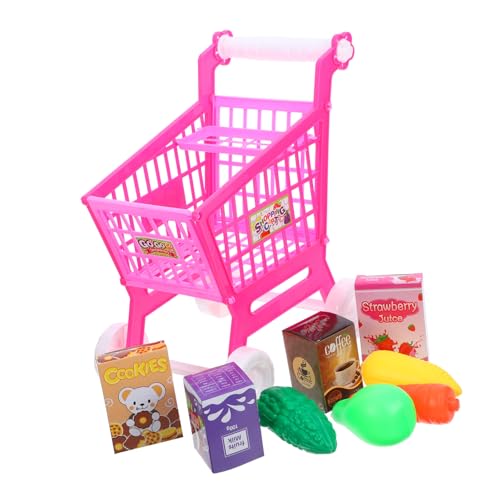 GARIOUANS Einkaufswagen Mini Trolley für Mädchen Simulation Kaufladen Aufbewahrung Wagen mit Leicht Rollenden Rädern und Griff Pädagogisches Rollenspiel Geschenk Rosa Gemüse GARIOUANS Einkaufswagen Mini Trolley für Mädchen Simulation Kaufladen Aufbewahrung Wagen mit Leicht Rollenden Rädern und Griff Pädagogisches Rollenspiel Geschenk Rosa Gemüse von GARIOUANS
