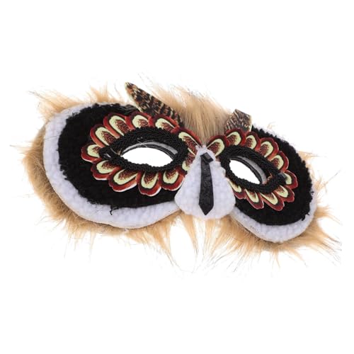 GARIOUANS Eulenmaske aus Vliesstoff Realistisch und Bequem für Party Karneval Halloween und Cosplay Auffälliges Tierkostüm Zubehör für Mädchen und Jungen Langlebig und Dekorativ GARIOUANS Eulenmaske aus Vliesstoff Realistisch und Bequem für Party Karneval Halloween und Cosplay Auffälliges Tierkostüm Zubehör für Mädchen und Jungen Langlebig und Dekorativ von GARIOUANS