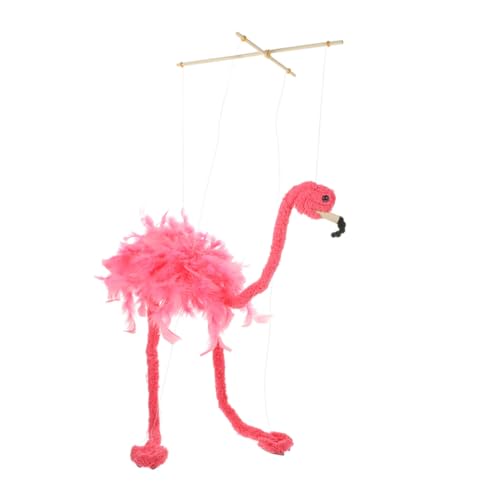 GARIOUANS Flamingo Marionette Handpuppe mit Zugfaden Leichtes Verschleißfestes Tierpuppenspielzeug für Puppentheater Interaktives Familien und Partytier Lebendige Beim Ziehen GARIOUANS Flamingo Marionette Handpuppe mit Zugfaden Leichtes Verschleißfestes Tierpuppenspielzeug für Puppentheater Interaktives Familien und Partytier Lebendige Beim Ziehen von GARIOUANS