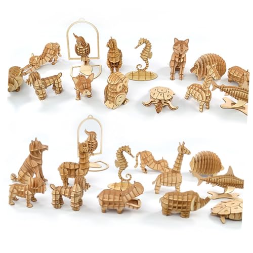 GARIOUANS Holz Puzzle Flamingo DIY Handgefertigt Pädagogisch Fördernd Hand Auge Koordination Lernspielzeug für Jungen Mädchen GARIOUANS Holz Puzzle Flamingo DIY Handgefertigt Pädagogisch Fördernd Hand Auge Koordination Lernspielzeug für Jungen Mädchen von GARIOUANS