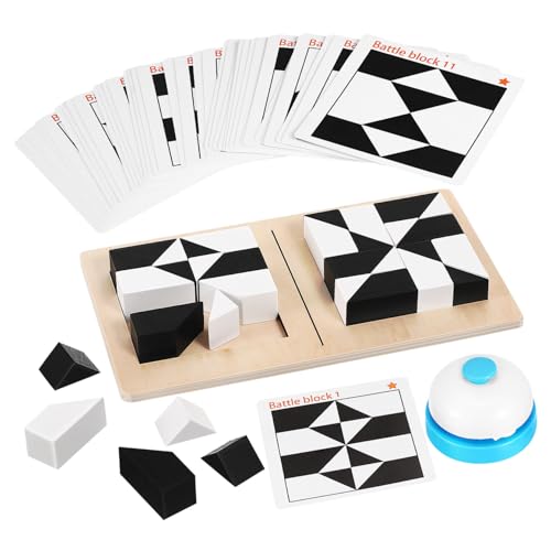 GARIOUANS Holz Puzzle Gehirntrainer aus Stabilem Buchenholz mit Bausteinen und Herausforderungskarten Tragbar Fördert Räumliches und Feinmotorik Geeignet für Einzel und Gruppenspiele GARIOUANS Holz Puzzle Gehirntrainer aus Stabilem Buchenholz mit Bausteinen und Herausforderungskarten Tragbar Fördert Räumliches und Feinmotorik Geeignet für Einzel und Gruppenspiele von GARIOUANS