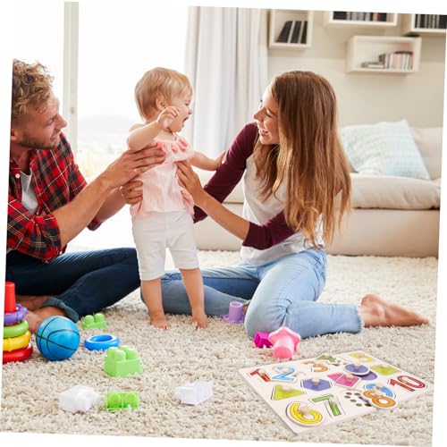 GARIOUANS Holz Puzzle Zahlen Lernspielzeug aus Robustem Holz für Kreatives und Frühkindliche Pädagogisches Puzzle Geschenk für Jungen und Mädchen GARIOUANS Holz Puzzle Zahlen Lernspielzeug aus Robustem Holz für Kreatives und Frühkindliche Pädagogisches Puzzle Geschenk für Jungen und Mädchen von GARIOUANS