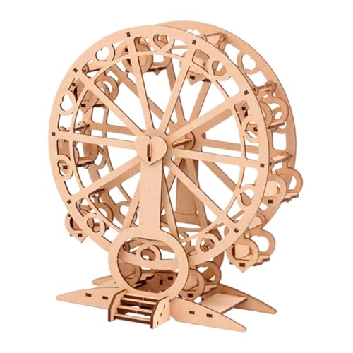 GARIOUANS Holz Riesenrad Modellbausatz DIY Ferris Wheel Modell Lernspielzeug Liebevolles Design Kreative Bastelarbeit Fördert Planung und Denkvermögen GARIOUANS Holz Riesenrad Modellbausatz DIY Ferris Wheel Modell Lernspielzeug Liebevolles Design Kreative Bastelarbeit Fördert Planung und Denkvermögen von GARIOUANS