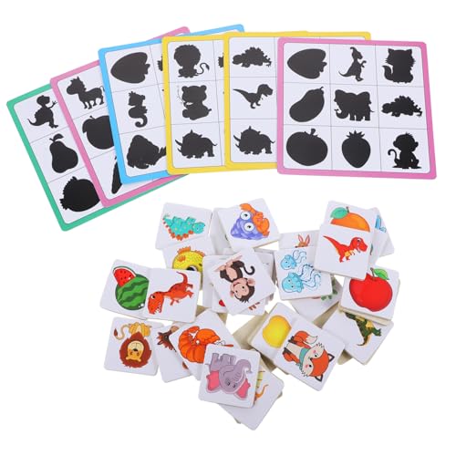 GARIOUANS Holz Schatten Puzzle Jahre Lernspielzeug Robustes Sicheres Holzpuzzle für Kleinkinder Fördert Kognition Hand Auge koordination Pädagogisches für Jungen und Mädchen GARIOUANS Holz Schatten Puzzle Jahre Lernspielzeug Robustes Sicheres Holzpuzzle für Kleinkinder Fördert Kognition Hand Auge koordination Pädagogisches für Jungen und Mädchen von GARIOUANS