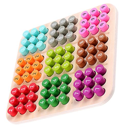 GARIOUANS Holz Sudoku Kreatives Denkspiel für Erwachsene Fördert Konzentration und Intelligenz Handliches Puzzle Board Geeignet für Einzel Gruppenspiel GARIOUANS Holz Sudoku Kreatives Denkspiel für Erwachsene Fördert Konzentration und Intelligenz Handliches Puzzle Board Geeignet für Einzel Gruppenspiel von GARIOUANS