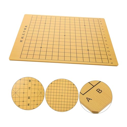 GARIOUANS Holz doppel Schachbrett für Zuhause Doppelseitiges Chinesisches Schach Gobang spielbrett Langlebiges Praktisches Wiederverwendbares Brett mit Klarer Linienstruktur Vielseitiges GARIOUANS Holz doppel Schachbrett für Zuhause Doppelseitiges Chinesisches Schach Gobang spielbrett Langlebiges Praktisches Wiederverwendbares Brett mit Klarer Linienstruktur Vielseitiges von GARIOUANS