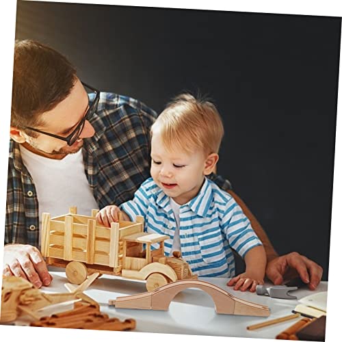 GARIOUANS Holzeisenbahn Brücke Zubehör für Zug Gleis Erweiterung Einfache Montage Kompatibel mit Holzschienen Fördert Kreativität und Motorische Fähigkeiten für Jungen und Mädchen GARIOUANS Holzeisenbahn Brücke Zubehör für Zug Gleis Erweiterung Einfache Montage Kompatibel mit Holzschienen Fördert Kreativität und Motorische Fähigkeiten für Jungen und Mädchen von GARIOUANS