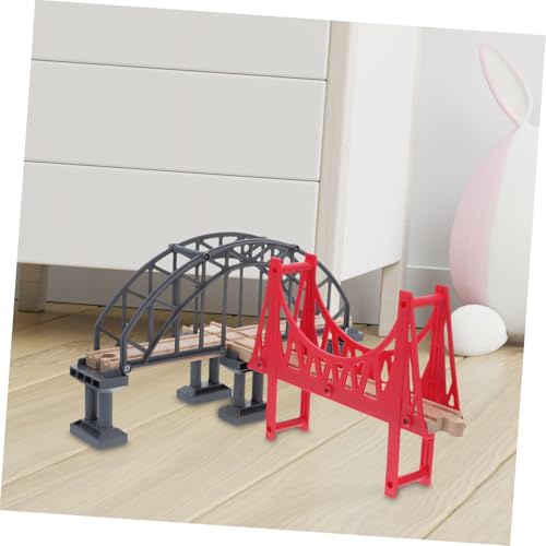 GARIOUANS Holzeisenbahn Brücken Set mit Hängebrücke und Brückenpfeilern Teiliges Zubehör für Zugspielzeug Robustes Pädagogisches Bahn Modell für Kognitives Lernen und Familienspiel GARIOUANS Holzeisenbahn Brücken Set mit Hängebrücke und Brückenpfeilern Teiliges Zubehör für Zugspielzeug Robustes Pädagogisches Bahn Modell für Kognitives Lernen und Familienspiel von GARIOUANS