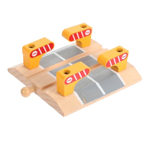 GARIOUANS Holzeisenbahn Schienen Zubehör Holz Zug Bahnübergang Railing Barrier Modell DIY für Szenenbildung und Handfertigkeit GARIOUANS Holzeisenbahn Schienen Zubehör Holz Zug Bahnübergang Railing Barrier Modell DIY für Szenenbildung und Handfertigkeit von GARIOUANS