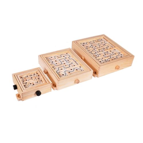 GARIOUANS Holzperlen Labyrinth Pädagogisches Balancespiel aus Holz Intelligentes Denkspiel für Jungen Mädchen Fördert und Feinmotorik Sicher und Langlebig GARIOUANS Holzperlen Labyrinth Pädagogisches Balancespiel aus Holz Intelligentes Denkspiel für Jungen Mädchen Fördert und Feinmotorik Sicher und Langlebig von GARIOUANS
