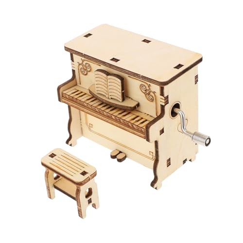 GARIOUANS Holzpuzzle Klavier Spieluhr Stabiles DIY Musikbox Modell Pädagogisches Holzspielzeug zur Kognitiver Fähigkeiten und Dekorativer Zimmerornament GARIOUANS Holzpuzzle Klavier Spieluhr Stabiles DIY Musikbox Modell Pädagogisches Holzspielzeug zur Kognitiver Fähigkeiten und Dekorativer Zimmerornament von GARIOUANS