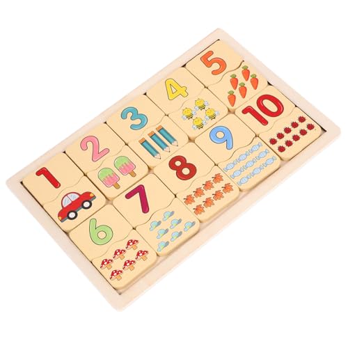 GARIOUANS Holzpuzzle Zahlen Tiere Lernspielzeug aus Holz Pädagogisch Sicher Fördert Denkvermögen und Gedächtnis für Kleinkinder Montessori Holzspielzeug Ab Jahr GARIOUANS Holzpuzzle Zahlen Tiere Lernspielzeug aus Holz Pädagogisch Sicher Fördert Denkvermögen und Gedächtnis für Kleinkinder Montessori Holzspielzeug Ab Jahr von GARIOUANS