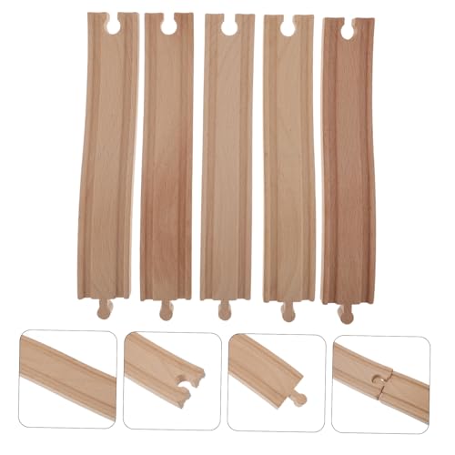 GARIOUANS Holzschienen Zugbahn Erweiterungsset aus Holz für Kindgerechte Einfach zu Montierende Eisenbahn Zubehörteile Kreatives Konstruktionsspielzeug für Jungen und Mädchen GARIOUANS Holzschienen Zugbahn Erweiterungsset aus Holz für Kindgerechte Einfach zu Montierende Eisenbahn Zubehörteile Kreatives Konstruktionsspielzeug für Jungen und Mädchen von GARIOUANS