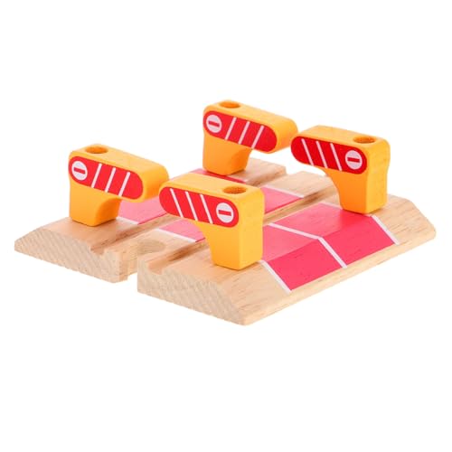 GARIOUANS Holzspielzeug Bahnübergang mit Holzgeländer Realistisches Zubehör für Holzeisenbahn Kreative DIY Station für Ab Jahren Fördert Geschicklichkeit und Fantasie GARIOUANS Holzspielzeug Bahnübergang mit Holzgeländer Realistisches Zubehör für Holzeisenbahn Kreative DIY Station für Ab Jahren Fördert Geschicklichkeit und Fantasie von GARIOUANS