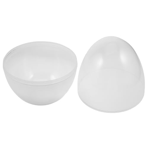 GARIOUANS Jumbo Transparente Eier Große Befüllbare Plastik-Eier für Osterkörbe Leere DIY Geschenkverpackung mit Offener Öffnung Kreative Geschenkbox für Party und Festtagsdekoration GARIOUANS Jumbo Transparente Eier Große Befüllbare Plastik-Eier für Osterkörbe Leere DIY Geschenkverpackung mit Offener Öffnung Kreative Geschenkbox für Party und Festtagsdekoration von GARIOUANS