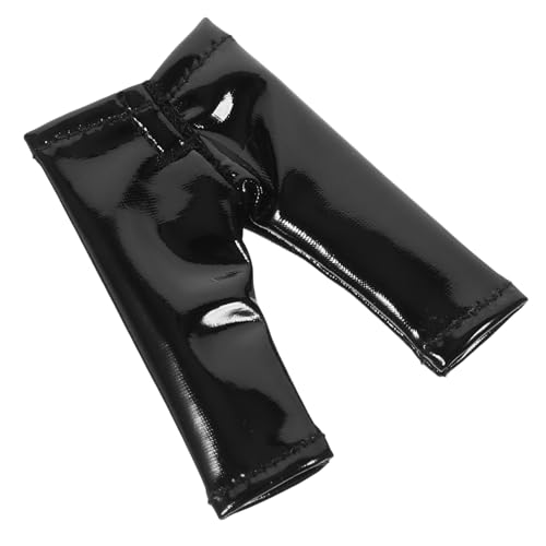 GARIOUANS Kleine Puppenhose aus Schwarzem Pu Leder Modische Langlebige Puppenkleidung Zubehör Handgefertigt Einfach Anzuziehen Passend für Spielpuppen für DIY Kostüme GARIOUANS Kleine Puppenhose aus Schwarzem Pu Leder Modische Langlebige Puppenkleidung Zubehör Handgefertigt Einfach Anzuziehen Passend für Spielpuppen für DIY Kostüme von GARIOUANS