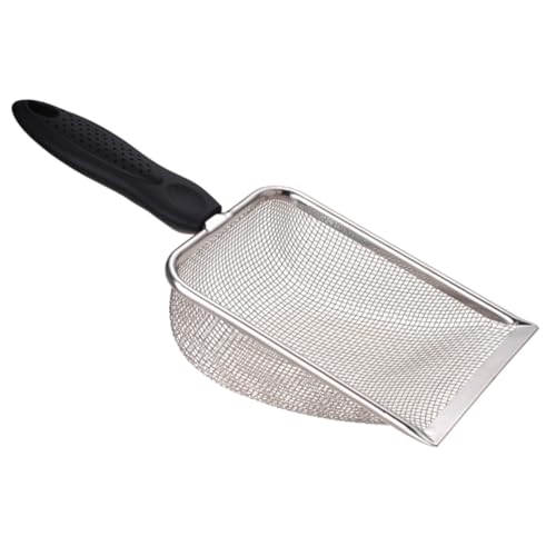 GARIOUANS Leichte Kindersandschaufel mit Netzfilter aus Edelstahl Kindersicherer Mehrzweck Sand Lebensmittelschaufel für Strand Garten und Haustierpflege GARIOUANS Leichte Kindersandschaufel mit Netzfilter aus Edelstahl Kindersicherer Mehrzweck Sand Lebensmittelschaufel für Strand Garten und Haustierpflege von GARIOUANS