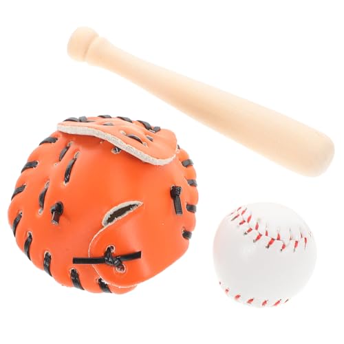 GARIOUANS Miniatur-Baseball Puppenhäuser Baseball-Spielzeug Zum Basteln Mini-sportbälle Baseball-Miniatur-Dekorationen Zubehör Für Kleine Häuser Mini-baseballhandschuh GARIOUANS Miniatur-Baseball Puppenhäuser Baseball-Spielzeug Zum Basteln Mini-sportbälle Baseball-Miniatur-Dekorationen Zubehör Für Kleine Häuser Mini-baseballhandschuh von GARIOUANS