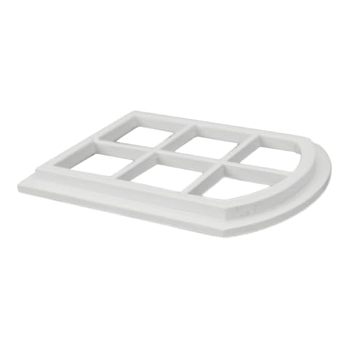 GARIOUANS Mini Puppenhaus Fensterrahmen Weiß Fächer Rundbogen Modell Holz DIY Zubehör für Puppenhaus Dekoration und Mini Haus Basteln Kreatives Fenster Modell für GARIOUANS Mini Puppenhaus Fensterrahmen Weiß Fächer Rundbogen Modell Holz DIY Zubehör für Puppenhaus Dekoration und Mini Haus Basteln Kreatives Fenster Modell für von GARIOUANS