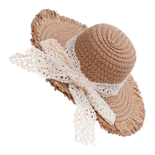 GARIOUANS Mini Strohhüte für Puppenhaus Miniatur Zubehör Handgefertigte Kleine Strohhut Kappe mit Spitze Vielseitig Einsetzbar für DIY Basteln Puppenkostüm und Dekoration GARIOUANS Mini Strohhüte für Puppenhaus Miniatur Zubehör Handgefertigte Kleine Strohhut Kappe mit Spitze Vielseitig Einsetzbar für DIY Basteln Puppenkostüm und Dekoration von GARIOUANS