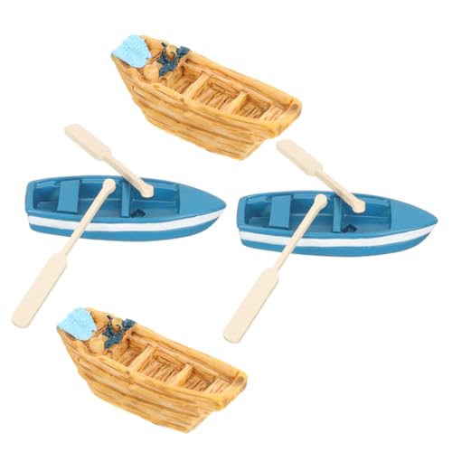 GARIOUANS Miniatur Boot Mikrolandschaft Deko Resin Kleine Boote Strandthema DIY Puppenhaus Zubehör Realistische Figuren Geschenkidee GARIOUANS Miniatur Boot Mikrolandschaft Deko Resin Kleine Boote Strandthema DIY Puppenhaus Zubehör Realistische Figuren Geschenkidee von GARIOUANS