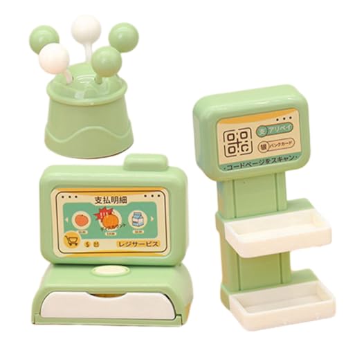 GARIOUANS Miniatur Kassenmodell Plastik Kassenstation für Kaufladen Simulation Lernspielzeug GARIOUANS Miniatur Kassenmodell Plastik Kassenstation für Kaufladen Simulation Lernspielzeug von GARIOUANS