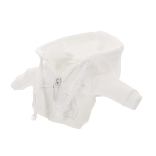 GARIOUANS Miniatur Puppenkleidung Hoodie Weiß Süßer Kleiner Kapuzenpullover für DIY Puppenhaus Vielseitige Anziehmode für Kleine Puppen Detailreiche Mini Außenjacke Modisches Puppenkostüm GARIOUANS Miniatur Puppenkleidung Hoodie Weiß Süßer Kleiner Kapuzenpullover für DIY Puppenhaus Vielseitige Anziehmode für Kleine Puppen Detailreiche Mini Außenjacke Modisches Puppenkostüm von GARIOUANS