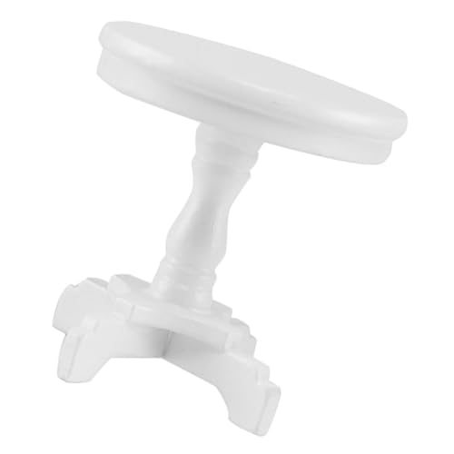 GARIOUANS Miniatur Runder Holztisch Kleine Puppenhausmöbel Fein Gearbeitet Vielseitig Einsetzbar für Wohnzimmer Esszimmer Schlafzimmer Weiß GARIOUANS Miniatur Runder Holztisch Kleine Puppenhausmöbel Fein Gearbeitet Vielseitig Einsetzbar für Wohnzimmer Esszimmer Schlafzimmer Weiß von GARIOUANS