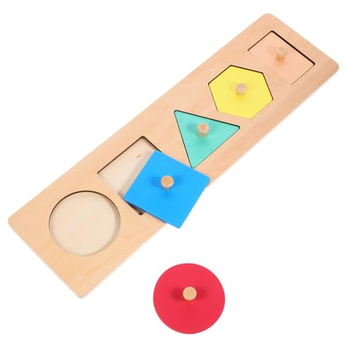 GARIOUANS Montessori Geometrisches Holz steckspielzeug für Kleinkinder Sensorisches Formensortier Puzzle mit Glatter Oberfläche Kreativität Feinmotorik und Hand Auge koordination GARIOUANS Montessori Geometrisches Holz steckspielzeug für Kleinkinder Sensorisches Formensortier Puzzle mit Glatter Oberfläche Kreativität Feinmotorik und Hand Auge koordination von GARIOUANS