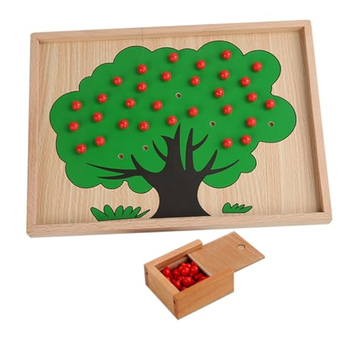 GARIOUANS Montessori Holzspielzeug mit Zahlen Lernspielzeug für Kindergarten Ab Jahren Pädagogisches Zählspiel für Vorschule Motorikförderndes Rechenhilfe GARIOUANS Montessori Holzspielzeug mit Zahlen Lernspielzeug für Kindergarten Ab Jahren Pädagogisches Zählspiel für Vorschule Motorikförderndes Rechenhilfe von GARIOUANS