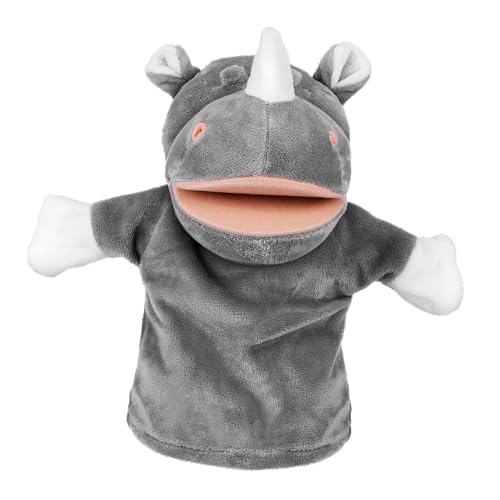 GARIOUANS Plüsch Handpuppe Grauer Kuscheltier Handspielpuppe mit PP Baumwolle Feste Verarbeitung Für Geschichtenerzählen Schule und Theater Erwachsene GARIOUANS Plüsch Handpuppe Grauer Kuscheltier Handspielpuppe mit PP Baumwolle Feste Verarbeitung Für Geschichtenerzählen Schule und Theater Erwachsene von GARIOUANS