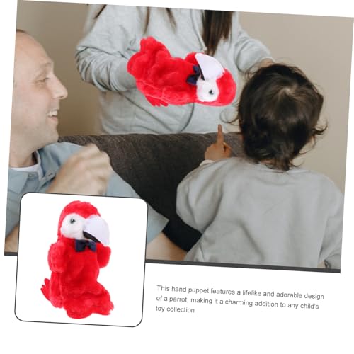 GARIOUANS Plüsch Papagei Handpuppe Kuscheliges Interaktives für Lernspielzeug Motorik Kommunikation Fantasieentwicklung GARIOUANS Plüsch Papagei Handpuppe Kuscheliges Interaktives für Lernspielzeug Motorik Kommunikation Fantasieentwicklung von GARIOUANS