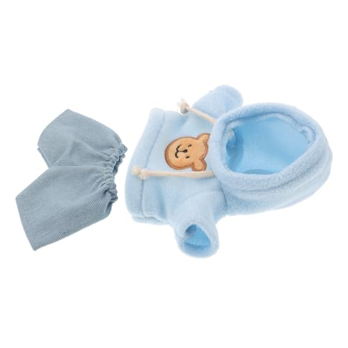 GARIOUANS Plüschbär Bekleidungsset Kuscheltier Kleidung Puppenkostüm Hoodie und Jeans Weiches Austauschbares Outfit für Stofftiere und Puppen GARIOUANS Plüschbär Bekleidungsset Kuscheltier Kleidung Puppenkostüm Hoodie und Jeans Weiches Austauschbares Outfit für Stofftiere und Puppen von GARIOUANS