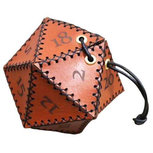 GARIOUANS Polyedrischer Würfelbeutel aus Hochwertigem Leder Praktischer Kordelzugbeutel mit Schutz Staubschutz Tragbare Aufbewahrungstasche für RPG Spiele Bequem für Reisen und Alltag GARIOUANS Polyedrischer Würfelbeutel aus Hochwertigem Leder Praktischer Kordelzugbeutel mit Schutz Staubschutz Tragbare Aufbewahrungstasche für RPG Spiele Bequem für Reisen und Alltag von GARIOUANS