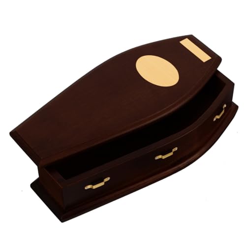 GARIOUANS Puppenhaus Zubehör Halloween Deko Kleine Handgefertigte Möbel Mini Coffin Ornament für DIY Puppenhaus GARIOUANS Puppenhaus Zubehör Halloween Deko Kleine Handgefertigte Möbel Mini Coffin Ornament für DIY Puppenhaus von GARIOUANS